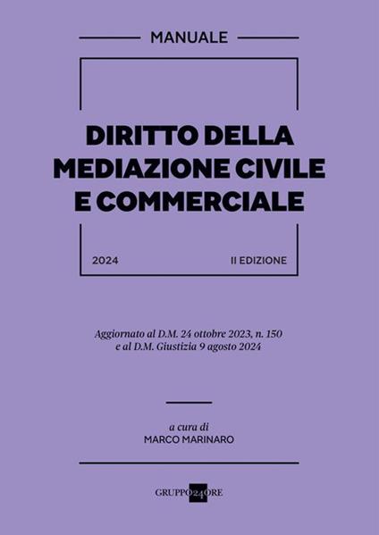 Diritto della mediazione civile e commerciale - copertina