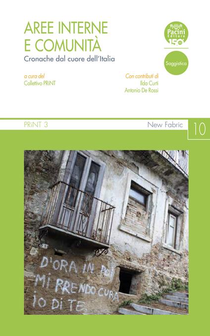 Aree interne e comunità. Cronache dal cuore dell'Italia - copertina