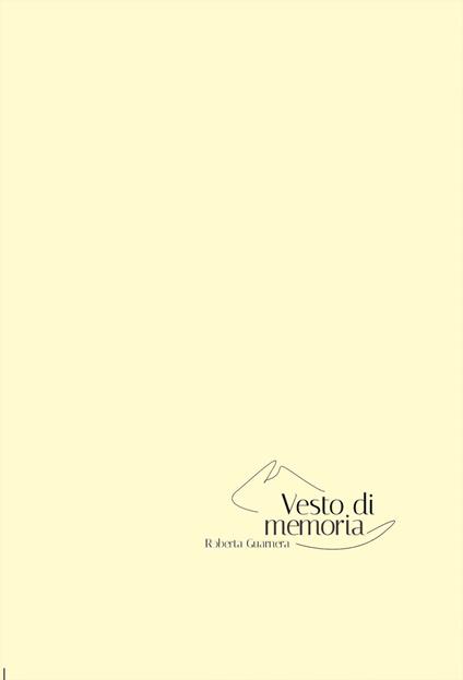 Vesto di memoria - Roberta Guarnera - copertina