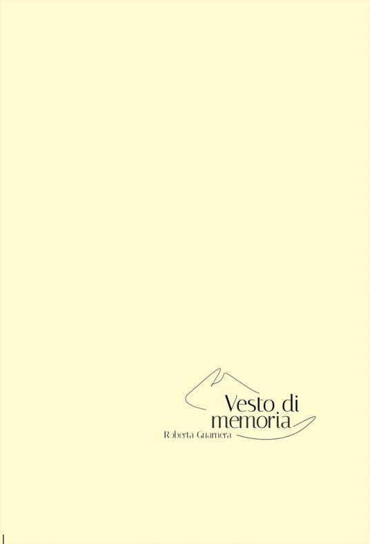 Vesto di memoria - Roberta Guarnera - copertina