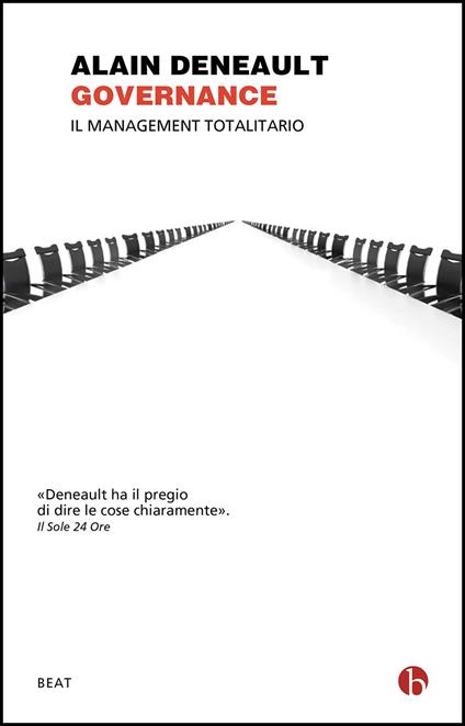 Governance. Il management totalitario - Alain Deneault - copertina