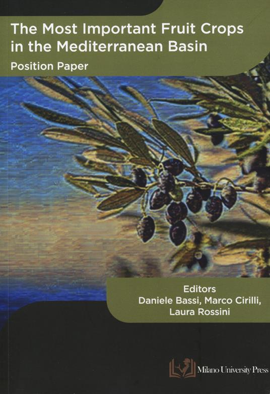 The most important fruit crops in Mediterranean Basin. Position paper - copertina