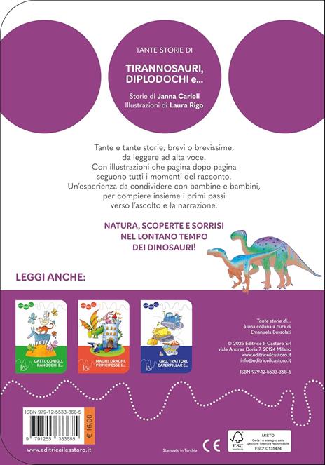 Tante storie di tirannosauri, diplodochi e... - Janna Carioli - 6