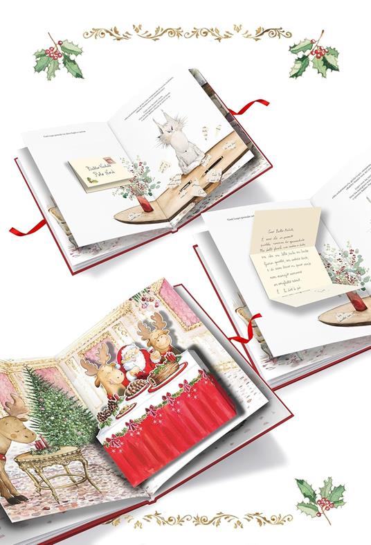 La letterina di Lupo a Babbo Natale. Ediz. a colori - Shakti Staal - 2