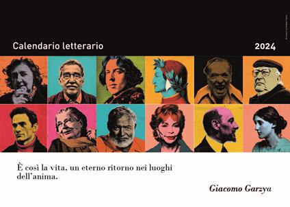 Calendario Letterario 2024-Giacomo Garzya - Giacomo Garzya - copertina