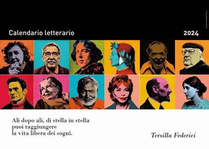 Calendario Letterario 2024-Tersilla Federici - Tersilla Federici - copertina