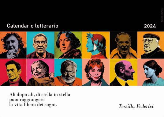 Calendario Letterario 2024-Tersilla Federici - Tersilla Federici - copertina