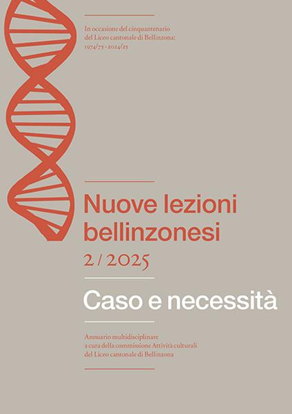 Nuove lezioni bellinzonesi (2025). Vol. 2: Caso e necessità - copertina