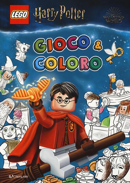 Gioco & coloro. Lego Harry Potter. Ediz. illustrata - copertina