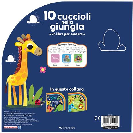 10 cuccioli nella giungla. Un libro per contare. 1 2 3 conta con me. Ediz. a colori - 3