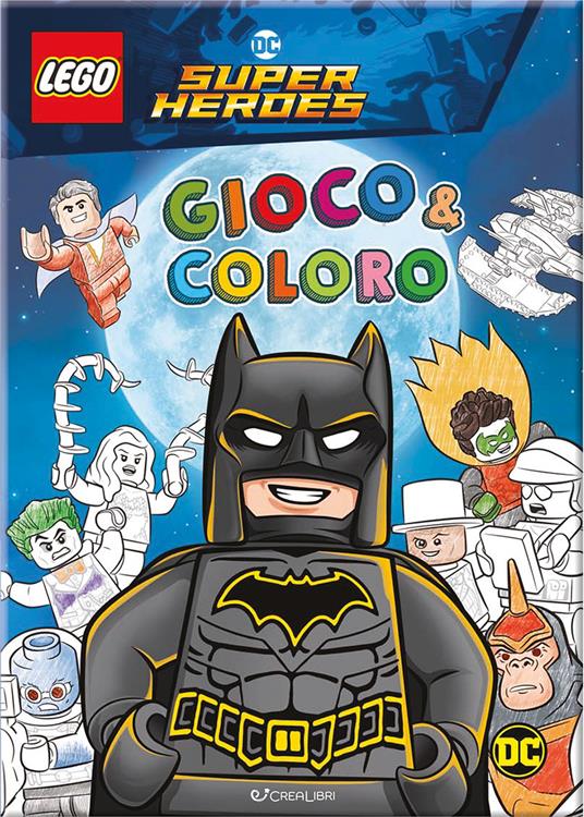 Batman. Lego DC. Gioco & coloro. Ediz. illustrata - copertina