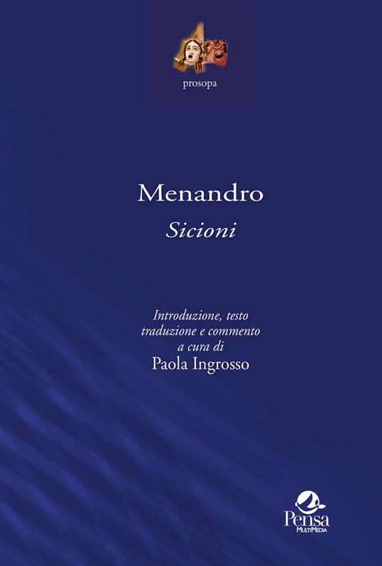 Menandro. Sicioni - copertina