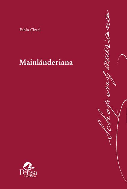 Mainländeriana - Fabio Ciracì - copertina