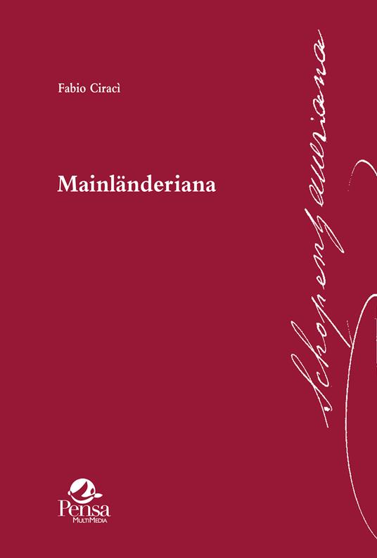 Mainländeriana - Fabio Ciracì - copertina