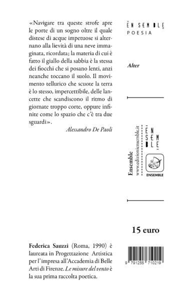 Le misure del vento - Federica Sauzzi - 2