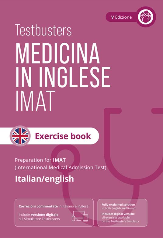 Testbusters Test di Medicina in Inglese IMAT - Eserciziario Commentato - copertina