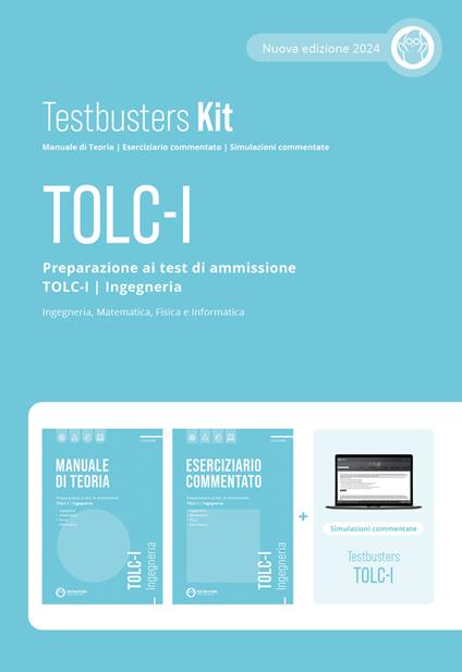 Testbusters Kit TOLC-I. Nuova ediz. Con Simulatore Testbusters - copertina