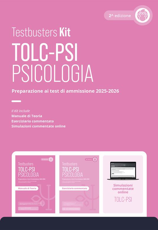 Testbusters TOLC-PSI 2025 - Kit. Con Simulatore Testbusters - copertina