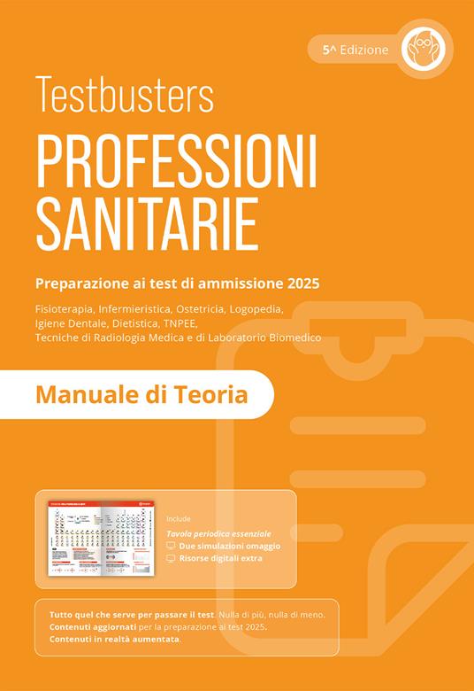 Testbusters Professioni Sanitarie 2025 - Manuale di Teoria - copertina
