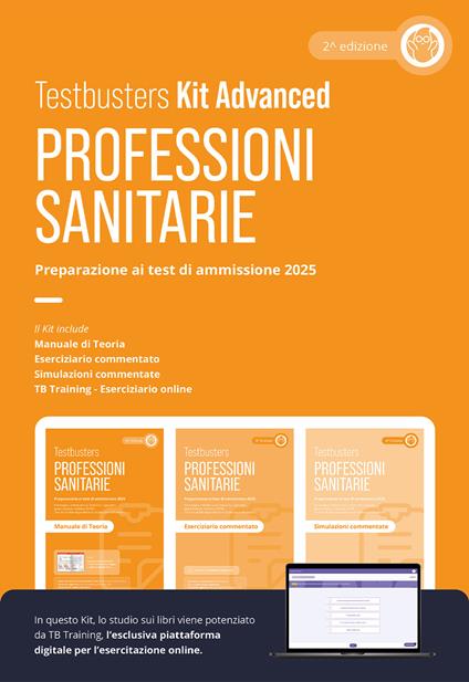 Testbusters Professioni Sanitarie 2025 - Kit Advanced. Con Simulatore Testbusters - copertina