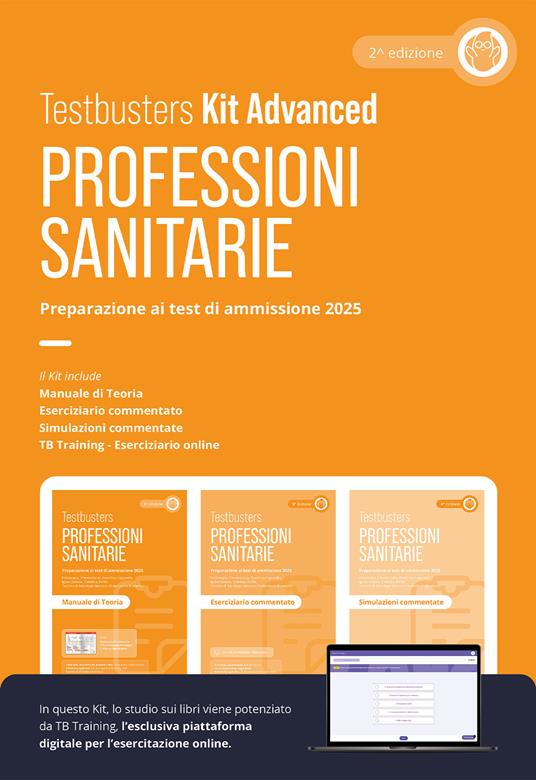 Testbusters Professioni Sanitarie 2025 - Kit Advanced. Con Simulatore Testbusters - copertina