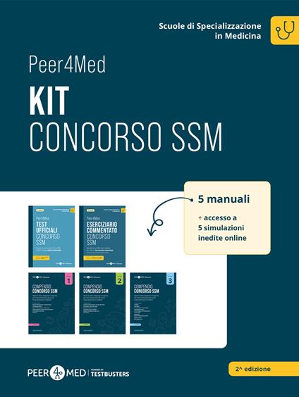 Peer4Med. Kit basic per preparazione del Concorso SSM per l'accesso alle Scuole di Specializzazione in Medicina - copertina