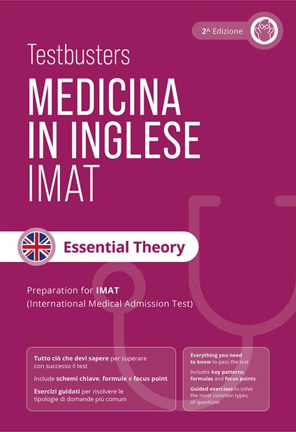 Testbusters Test di medicina in inglese IMAT. Essential theory. Manuale di teoria completo per il test IMAT - copertina