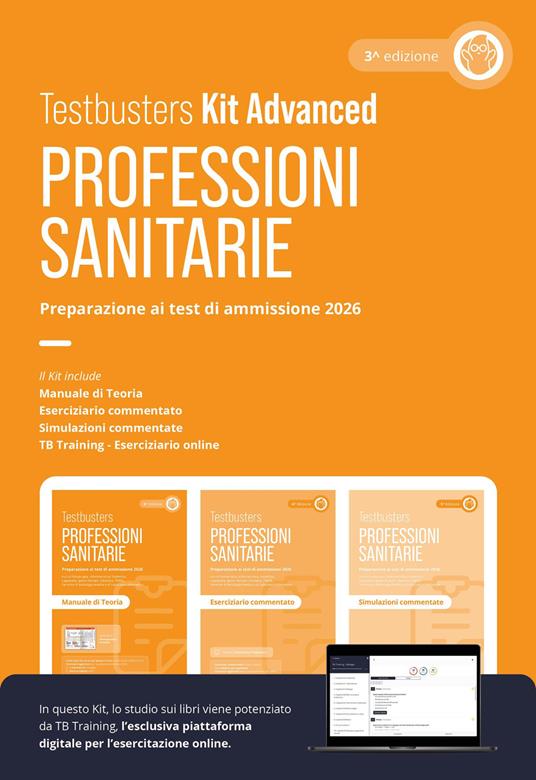 Testbusters Professioni sanitarie 2026. Kit advanced. Con simulatore online - copertina