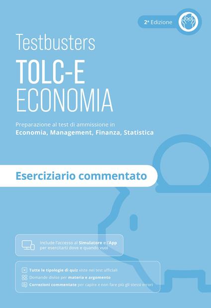 Testbusters TOLC-E. Eserciziario commentato - copertina