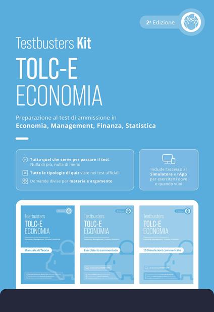 Testbusters TOLC-E. Kit. Nuova ediz. - copertina