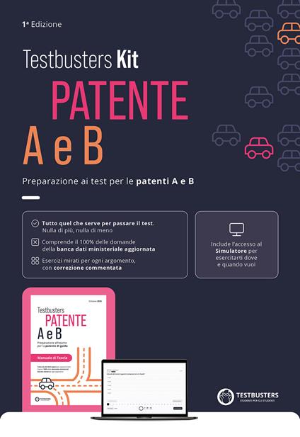 Testbusters. Patente A e B. Kit. Con simulatore Testbuster - copertina