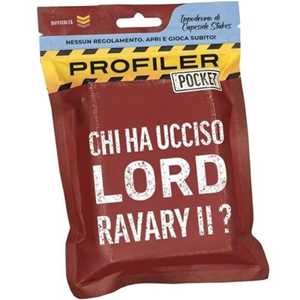 Giocattolo Profiler Pocket - Chi ha ucciso Lord Ravary II? Gioco da tavolo MS Edizioni