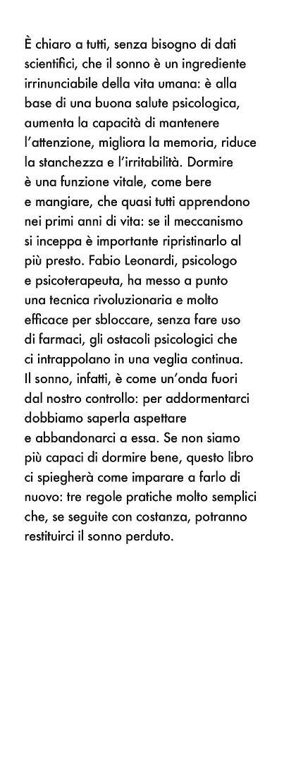 Imparare a dormire. Guida pratica contro l'insonnia - Fabio Leonardi - 4