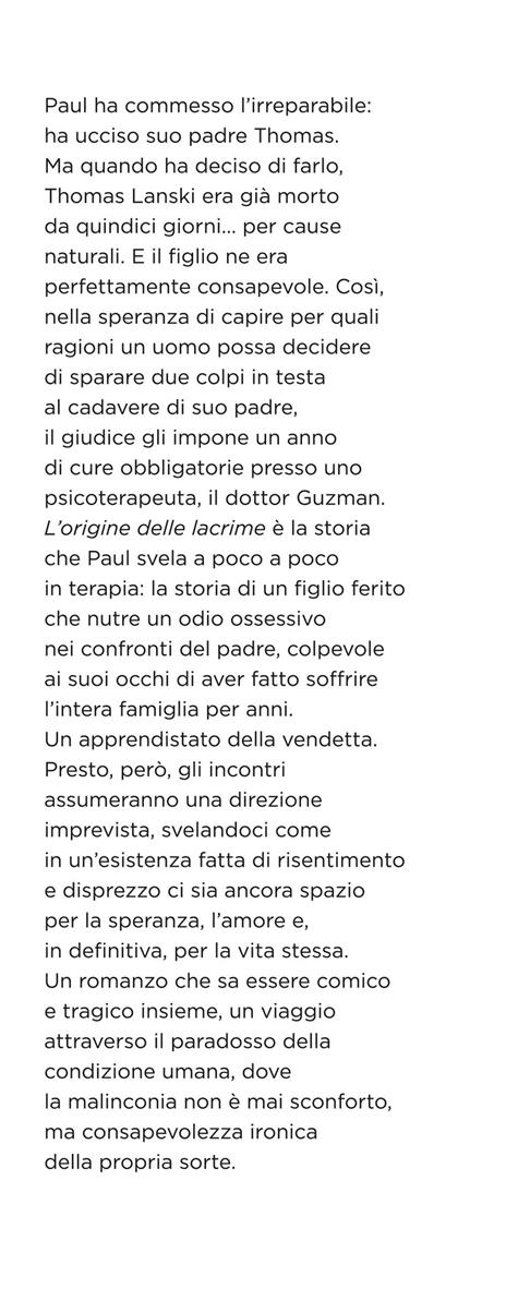 L'origine delle lacrime - Jean-Paul Dubois - 2