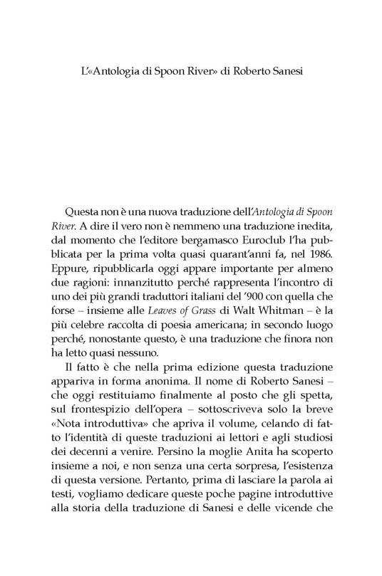 Antologia di Spoon River - Edgar Lee Masters - 2