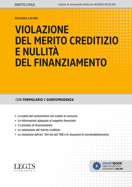 Violazione del merito creditizio e nullità del finanziamento - Rosanna Cafaro - copertina