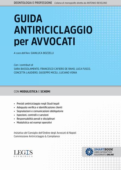 Guida antiriciclaggio per avvocati - Gianluca Bozzelli - copertina