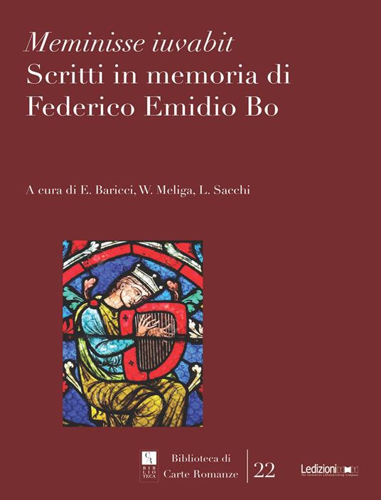 Meminisse iuvabit. Scritti in memoria di Federico Emidio Bo - copertina