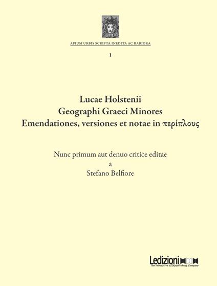 Lucae Holstenii Geographi Graeci Minores Emendationes, versiones et notae in περίπλους - copertina