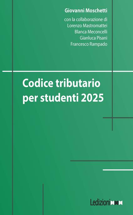 Codice tributario per studenti 2025 - Giovanni Moschetti - copertina