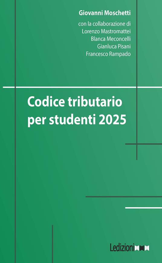 Codice tributario per studenti 2025 - Giovanni Moschetti - copertina