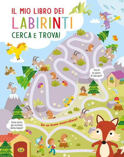 Il mio libro dei labirinti. Ediz. a colori - copertina
