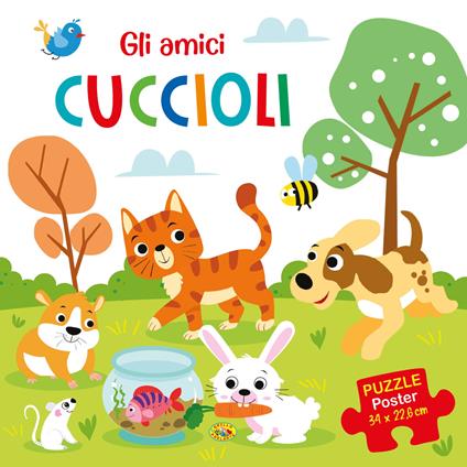 Gli amici cuccioli. Puzzle poster. Ediz. a colori - copertina