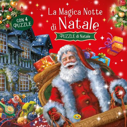 La magica notte di Natale. Ediz. a colori. Con 4 puzzle - copertina