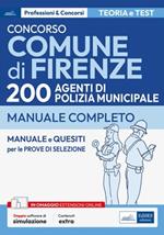 Concorso Comune di Firenze-200 Agenti di Polizia Municipale