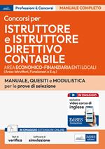 Concorso istruttore e istruttore direttivo contabile enti locali