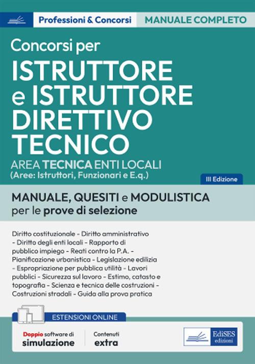 Istruttore tecnico e Istruttore direttivo tecnico negli Enti locali. Teoria e test per i concorsi per Istruttore tecnico e Istruttore direttivo tecnico negli enti locali - V.V.A.A. - ebook