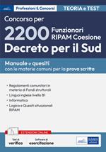 Concorso 2200 funzionari RIPAM coesione. Materie comuni a tutti i profili per la prova scritta