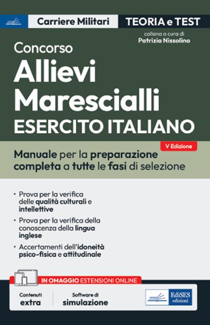 [EBOOK] Concorso Allievi Marescialli Esercito Italiano - Teoria e test - V.V.A.A. - ebook