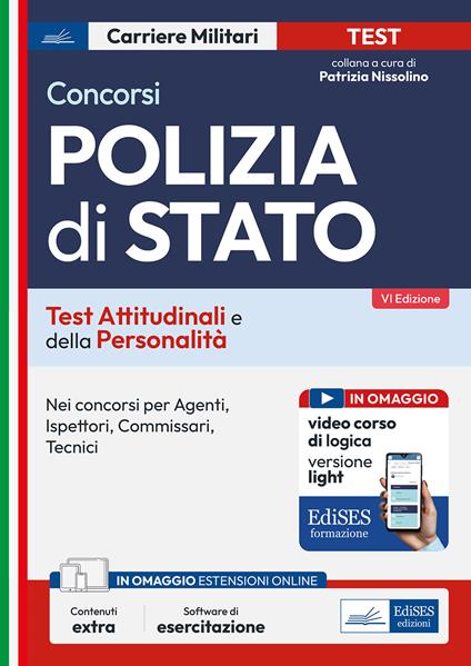 Concorsi Polizia di Stato. Test attitudinali e della personalità. Con con software di esercitazione - copertina